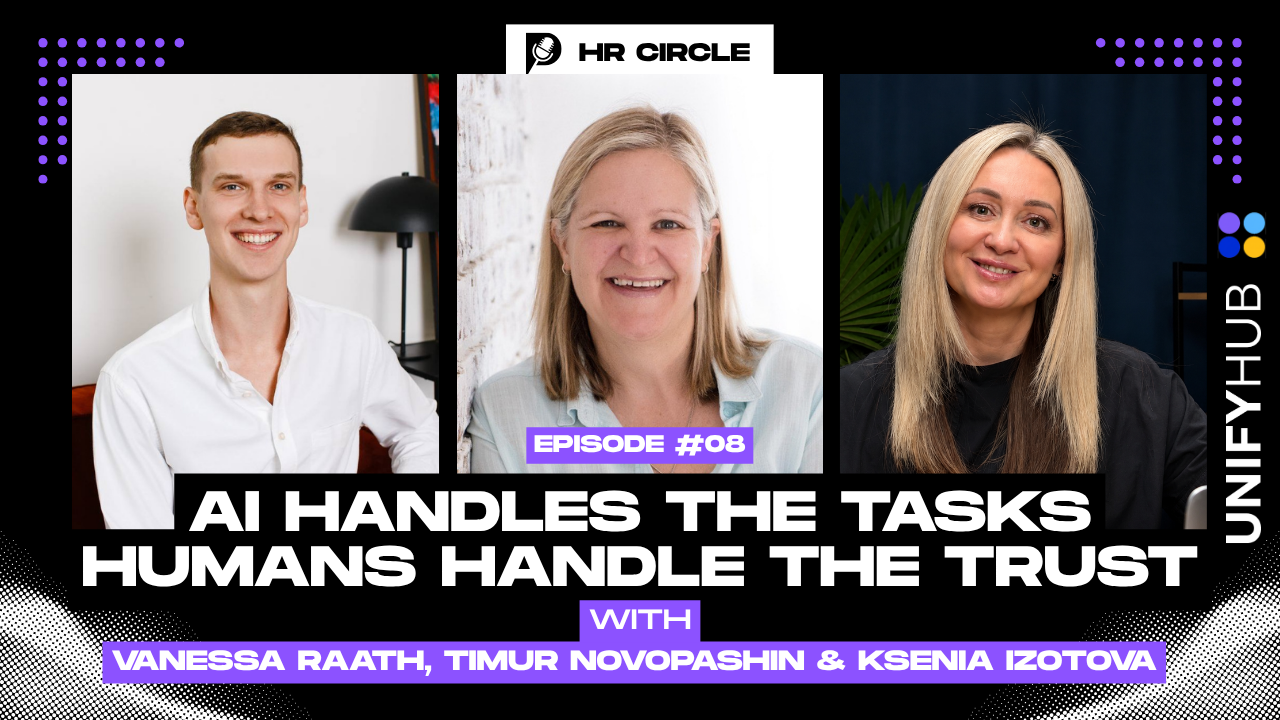 HR Circle Episode #08 cover — AI Handles the Tasks, Humans Handle the Trust